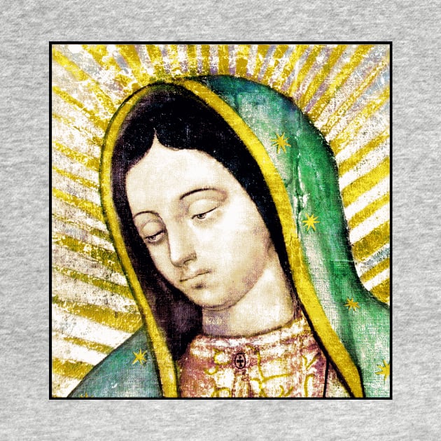 Our Lady of Guadalupe Virgin Mary by Cabezon